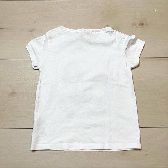 Jasper conran junior j top short sleeves white tee with sequins ballet shoes - Picture 4 of 5